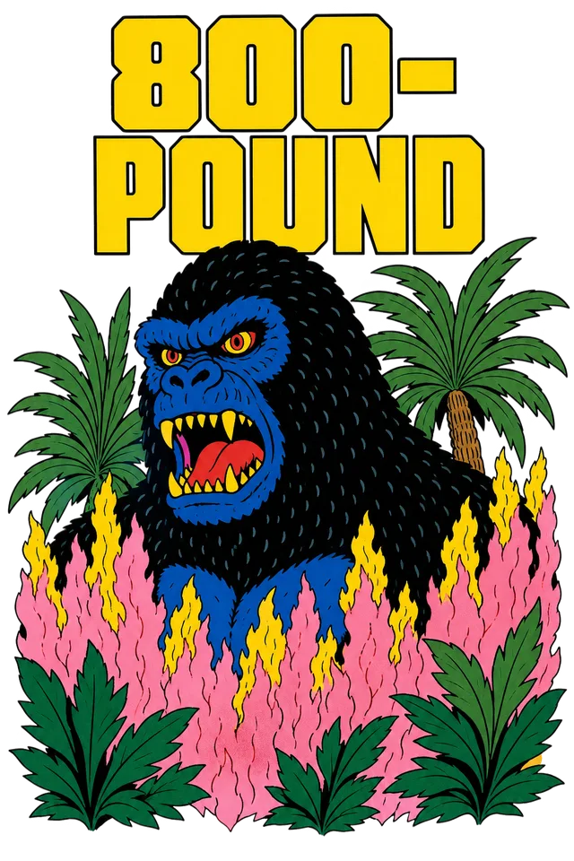 800-Pound Gorilla print art