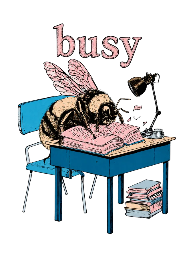 Busy Bee print art