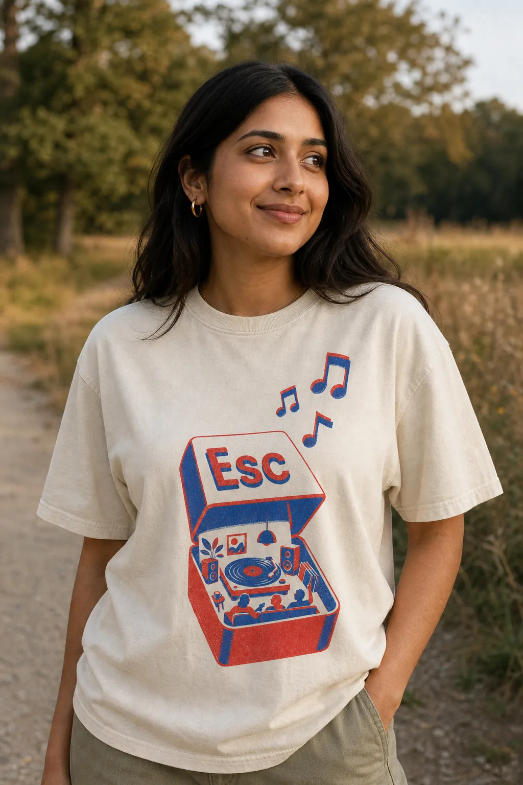 Esc tee, worn