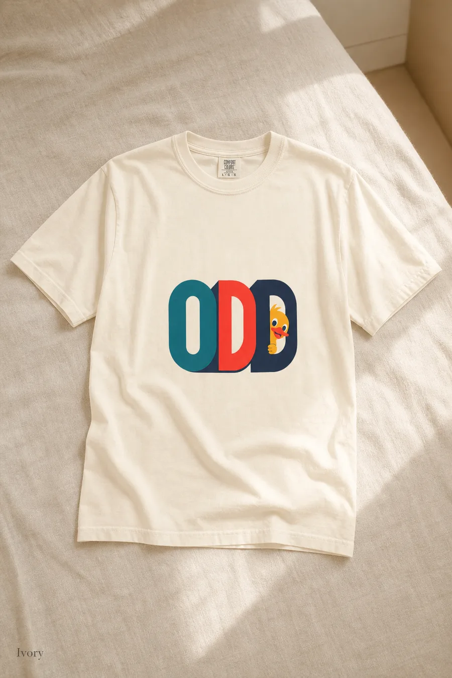 Odd Duck tee in Ivory