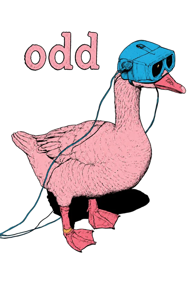 Odd Duck print art