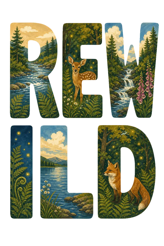 Rewild print art