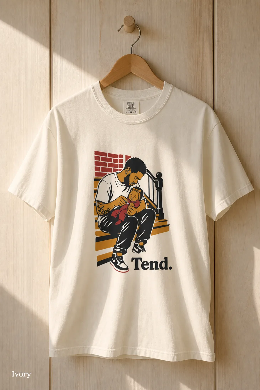 Tend. tee in Ivory
